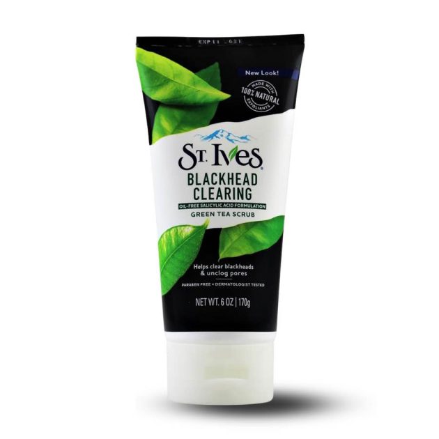 ST IVES BLACKHEAD CLEARING GREEN TEA FACE SCRUB