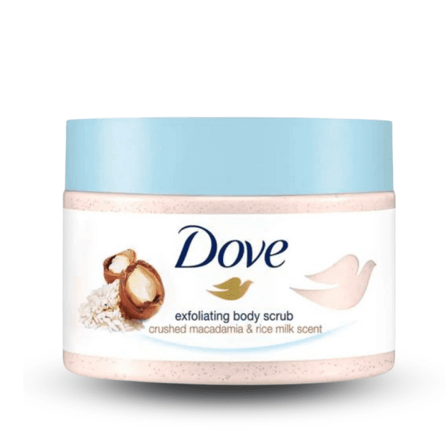 Dove Macadamia & Rice Milk Exfoliating Body Polish