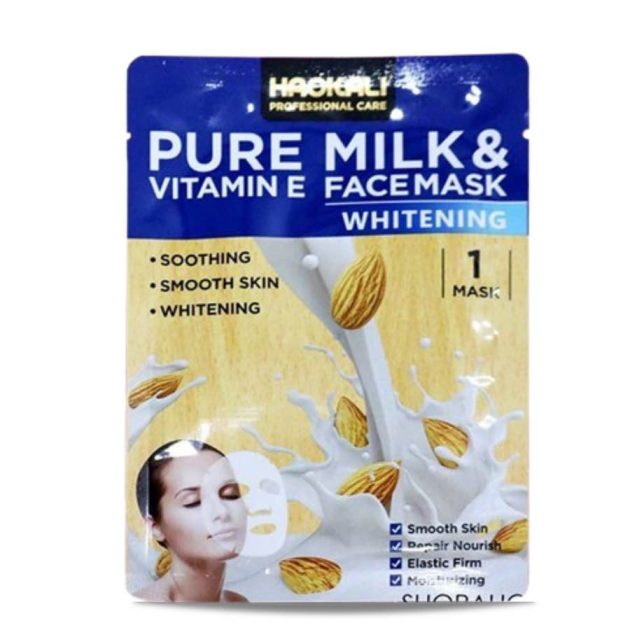 Pure milk & Vitamin E face mask