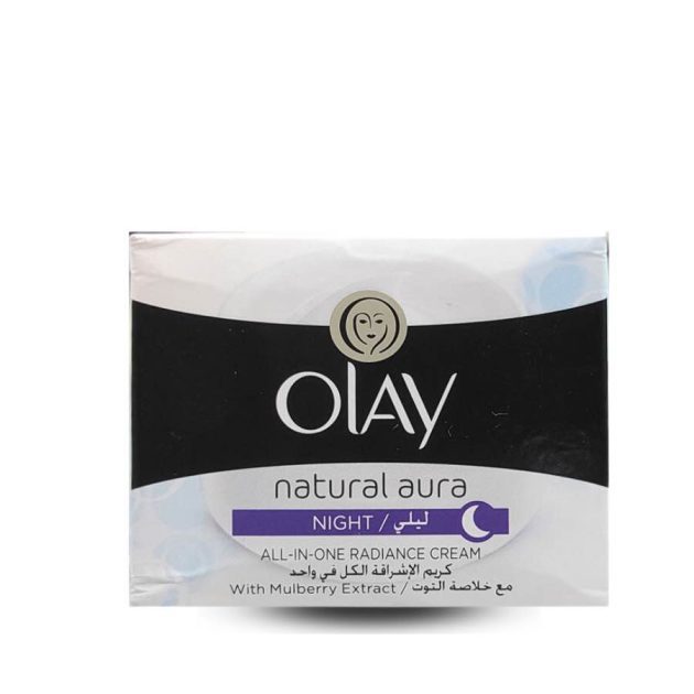 Olay Natural Aura All In One Radiance Night Cream, 50ml