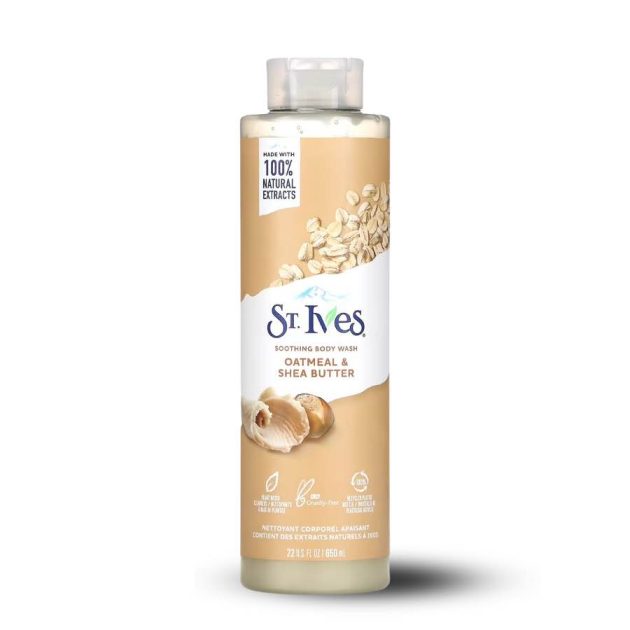 ST IVES SOOTHING BODY WASH OATMEAL & SHEA BUTTER