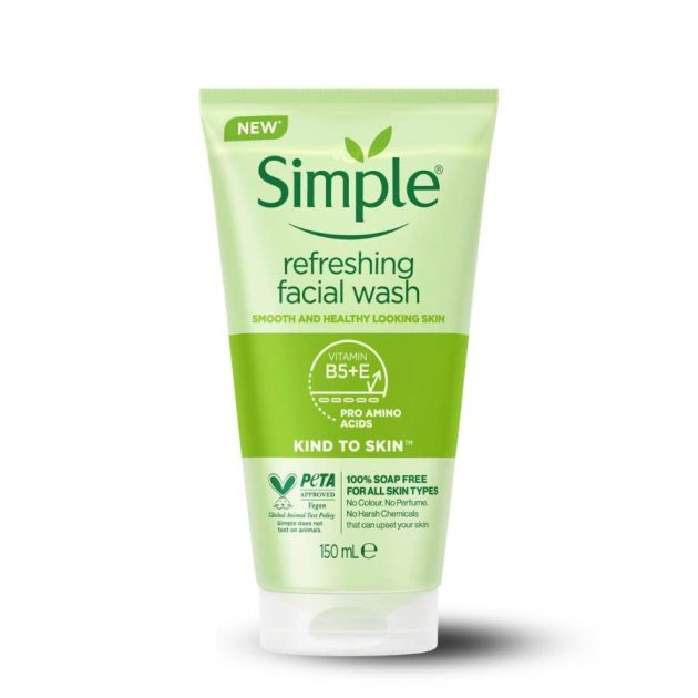 Simple Kind to Skin Refreshing Facial Wash 150ml