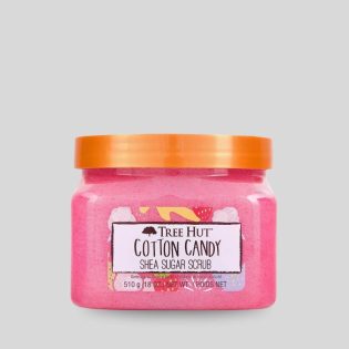 Treehut cotton candy shea sugar scrub